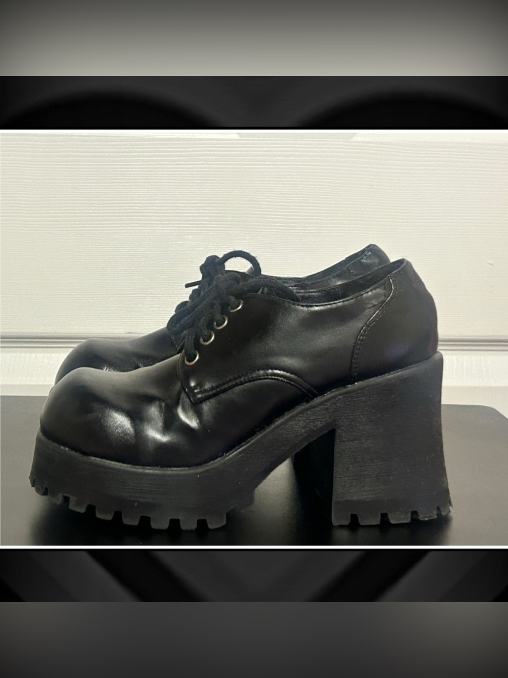 Vintage 90s Y2K Chunky Platform Oxfords